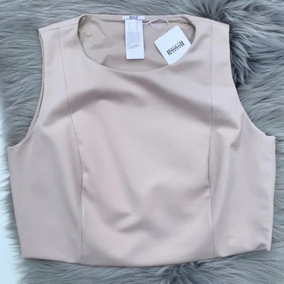 Wolford NEW Christie Top in Morning 40 Beige 10 - Picture 1 of 8